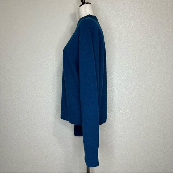 Van Heusen Wool Blend Blue Mock Neck Sweater - Picture 4 of 12